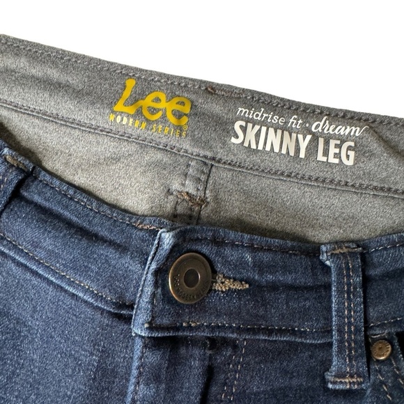 Lee Modern Series Midrise fit Dream skinny leg womens jeans 10 Short - Picture 3 of 8